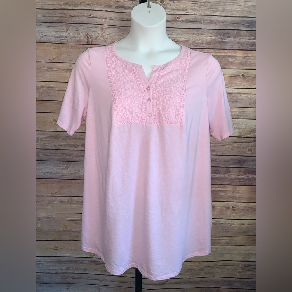 Woman Within  embroidered Top - Size 14/16
